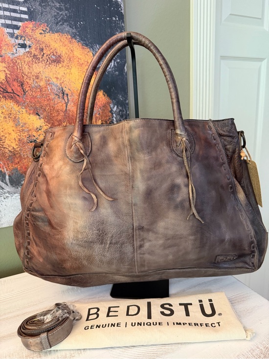 Bed Stu Handbags - BED|STU Rockaway Tote Travel Bag Starry Nights